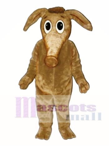 Comic Erdferkel Maskottchen Kostüm