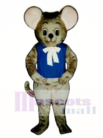 Maxi Maus mit Weste und Hut Maskottchen Kostüm