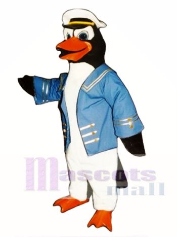 Nettes Admiral Perry Pinguin Maskottchen Kostüm