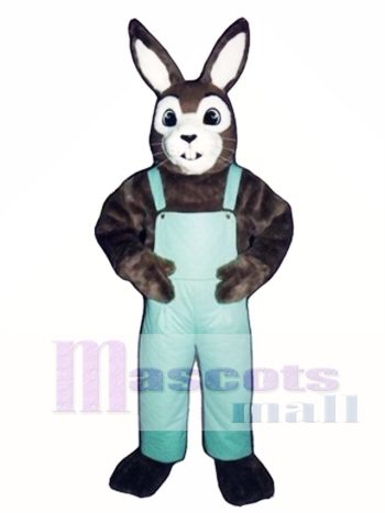 Ostern J.R. Hase Kaninchen mit Lätzchen Overall Maskottchen Kostüm