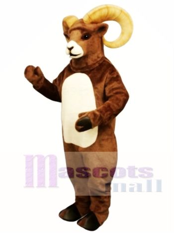 Niedliches Rocky Ram Maskottchen Kostüm