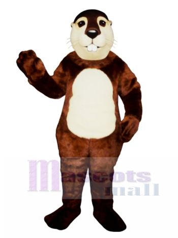 Fettes Biber Maskottchen Kostüm