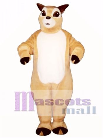 Niedliches Kitz Rotwild Maskottchen Kostüm Erwachsene