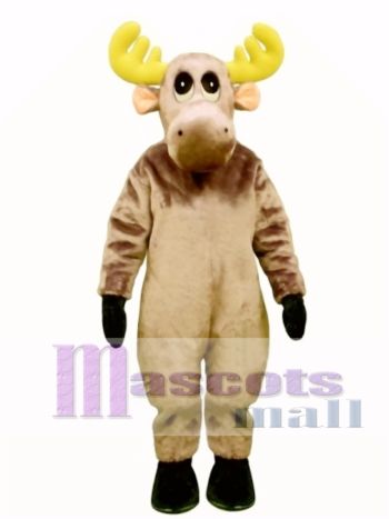 Niedliches Mildred Moose Maskottchen Kostüm Erwachsene