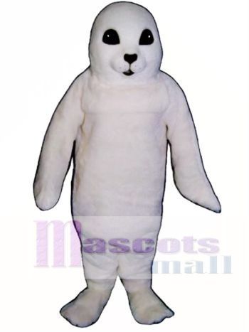Niedliches weißes Baby Seal Maskottchen Kostüm
