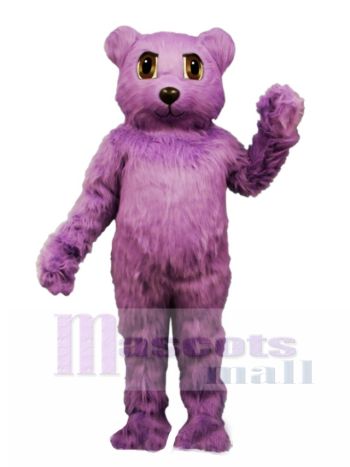 Neu Lila Bär Maskottchen Kostüm
