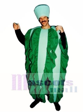 Blatt Salat Maskottchen Kostüm Gemüse