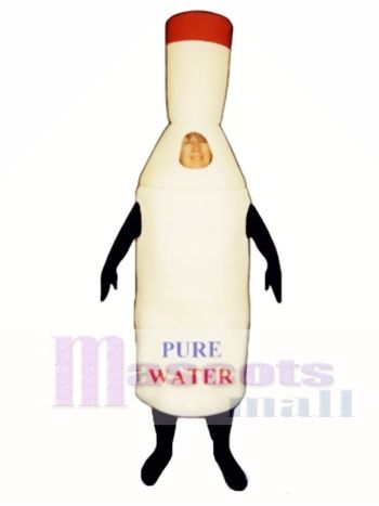 Wasser Flasche Maskottchen Kostüm