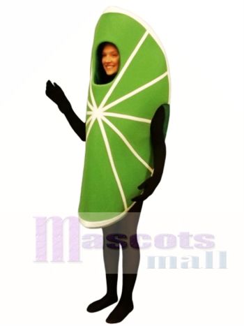 Lime Wedge Maskottchen Kostüm Obst