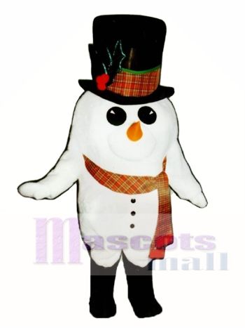 Madcap Schneemann mit Boots & Schal Maskottchen Kostüm