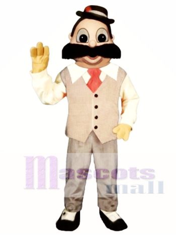 Barbier Maskottchen Kostüm Menschen