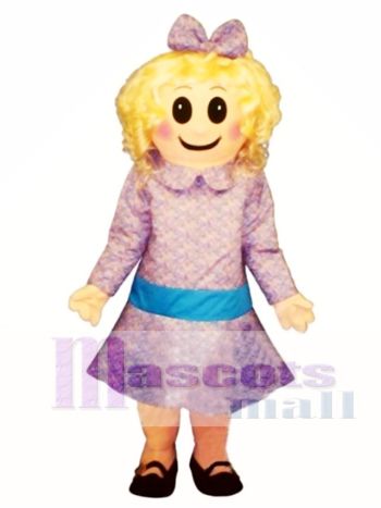 Satin Puppe Maskottchen Kostüm Menschen
