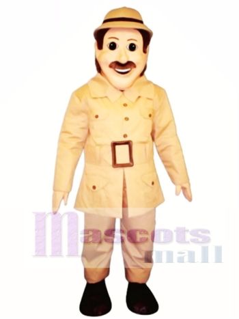 Safari Sam Maskottchen Kostüm Menschen