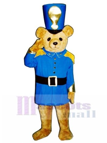 Soldat Bär Maskottchen Kostüm