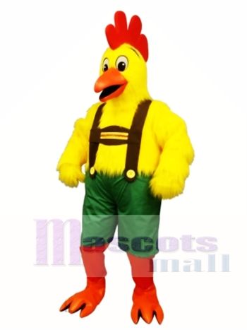 Nettes Huhn Jodel Maskottchen Kostüm Geflügel 