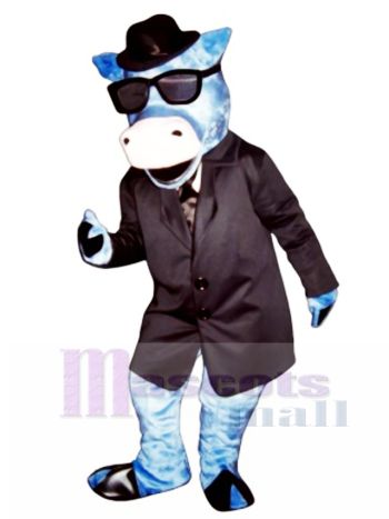 Blues Moo Rinder Maskottchen Kostüm Tier 
