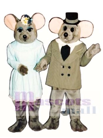Fräulein Maus Maskottchen Kostüm
