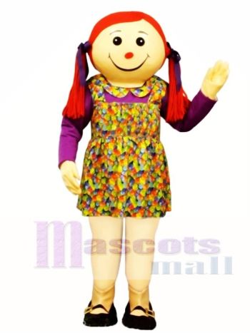 Molly Dolly Maskottchen Kostüm Menschen