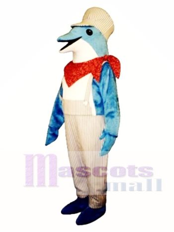 Netter Ingenieur Delfin Maskottchen Kostüm