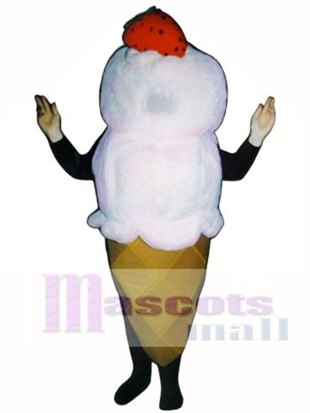 Eis Sahne Kegel Maskottchen Kostüm