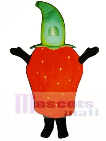 Erdbeere Maskottchen Kostüm Obst
