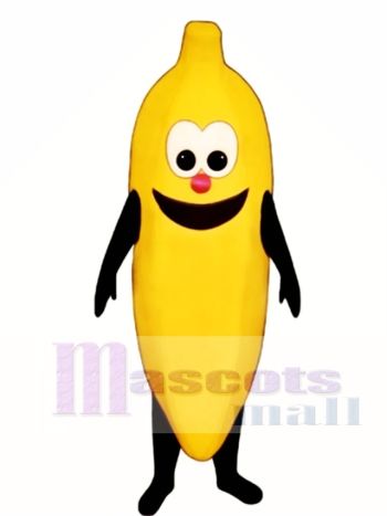 Glückliches Bananen Maskottchen Kostüm Frucht