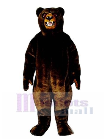 Grizzly Bear Mascot Costume