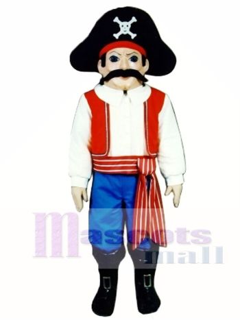 Piraten Maskottchen Kostüm Menschen