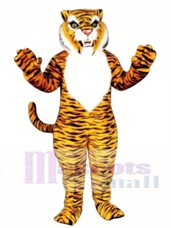 Niedliches Tiger Maskottchen Kostüm
