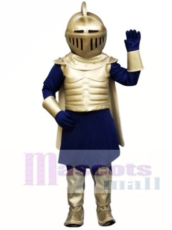 Silver Knight Maskottchen Kostüm Menschen