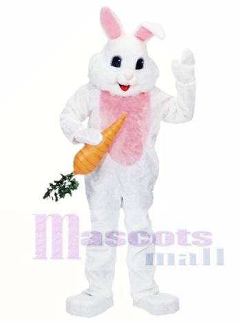 Ostern weiß Hase Maskottchen Kostüm