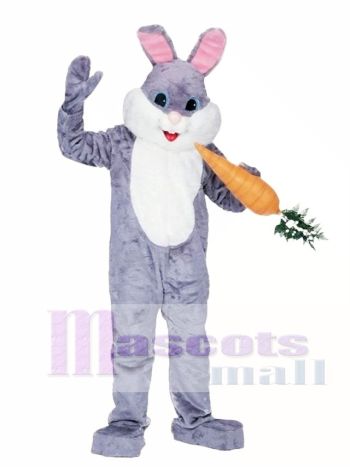 Ostern Deluxe Grau Hase Maskottchen Kostüm