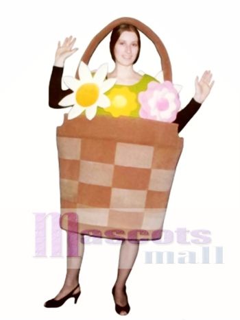 Korb mit Blumen Maskottchen Kostüm