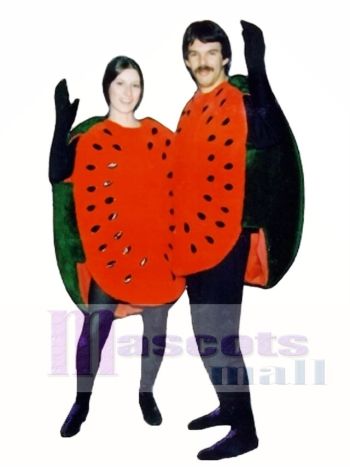 Wassermelone halbe Maskottchen Kostüm Obst