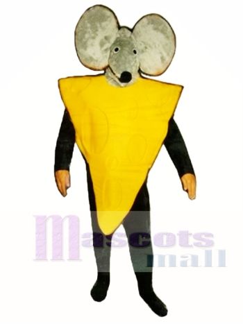 Käse Scheibe mit Maus Haube Maskottchen Kostüm
