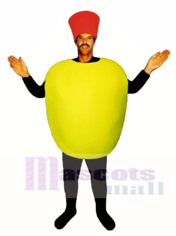 Gefüllte Olive Maskottchen Kostüm Pflanze