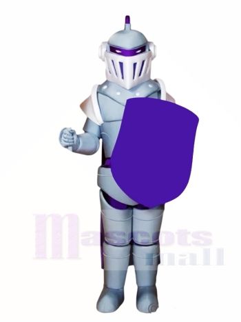 Silber Knight Maskottchen Kostüme Menschen