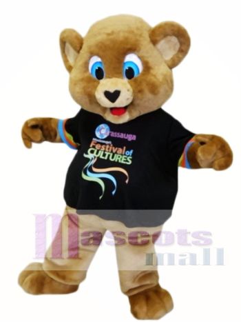 Blaue Augen Brown Bear Maskottchen Kostüme