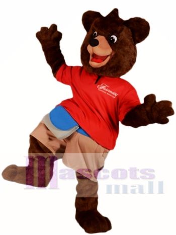 Dunkel Braun Bär Maskottchen Kostüme