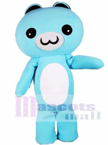 Licht Blaue Cartoon Bär Maskottchen Kostüme