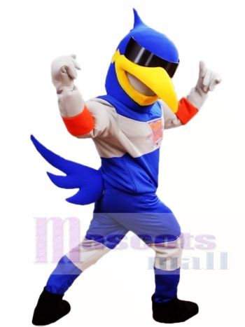 Blau Vogel mit Sonnenbrille Maskottchen Kostüme