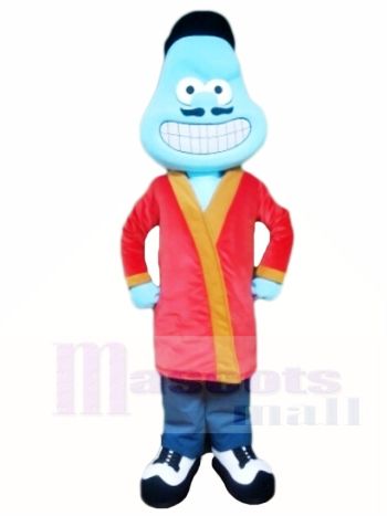 Blau Stengel Zelle Maskottchen Kostüme