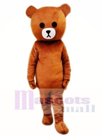 Braun Bär Maskottchen Kostüm Linie Stadt Freunde Maskottchen