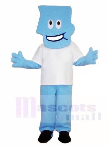 Blau Mann Maskottchen Kostüme Menschen