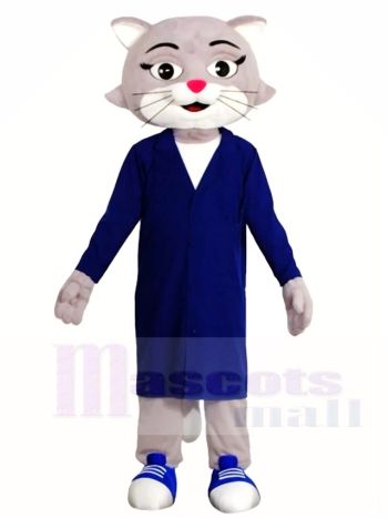 Grau Arzt Katze Maskottchen Kostüme Tier