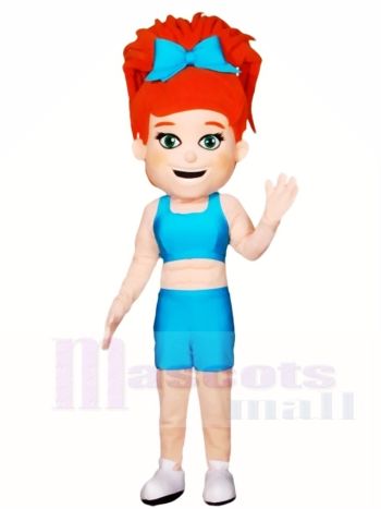 Cheerleader Mädchen Maskottchen Kostüme Menschen