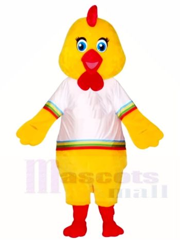 Gelbes Baby Küken Maskottchen kostümiert Geflügel