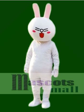 Lachen Cony Rabbit Bunny Maskottchen Kostüme Linie Stadt Freunde