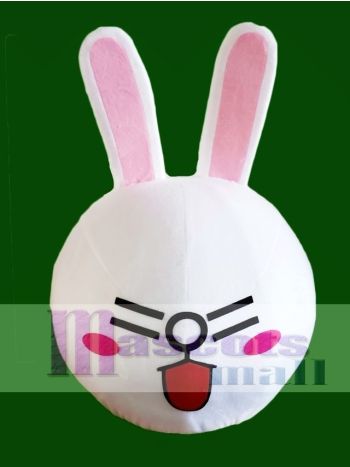 Lachen Cony Kaninchen Bunny Maskottchen HEAD ONLY Line Town Freunde