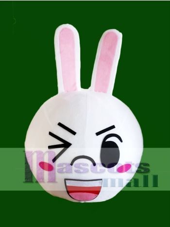 Wink Eye Cony Kaninchen Bunny Maskottchen HEAD ONLY Linie Stadt Freunde